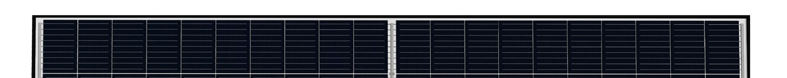 Panel solar half cell